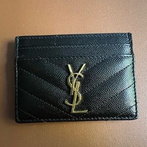 Authentic Yves Saint Laurent card holder (great condition)